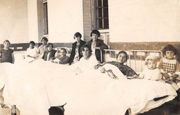 CPA 62 BERCK SUR MER CARTE PHOTO SANATORIUM DE L'OISE CHAMBRE DE MALADES ENFANTS - Berck