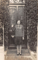 CPA 62 BERCK SUR MER CARTE PHOTO (AU VERSO SOUVENIR D'UNE PETITE GUIDE (nom De La Fille Au Verso SANATORIUM OISE - Berck