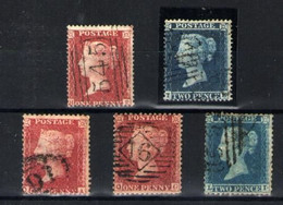 Gran Bretaña Nº 12/15. Año 1855-58 - Used Stamps