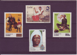 Zaïre - Lot De 4 Timbres Différents  - 723 - Autres & Non Classés