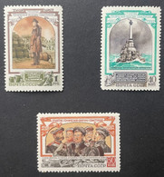 RUSSIA. RUSSIE. UDSSR. 1954. Heroic Defense Of Sevastopol, Ships, Army, War. Full Set. - Unused Stamps