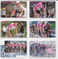 Lot De 10 Télécartes Sports Sur Le Cyclisme - Telefonkarte Deutsche Telekom - Coureurs Cyclistes, Equipes Team - Collections