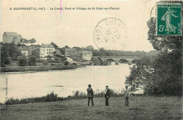 Guenrouet * Vue Sur Le Canal * Le Pont Et Le Village De St Clair En Plessé - Guenrouet