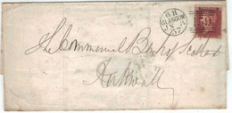 Bank Of England Glasgow 1857 JN3 6H 159 > Thurso JN5 > Per Schiff Orkney-Inseln > Kirkwall - Wachssiegel - Lettres & Documents