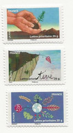 TIMBRE DE FRANCE  AUTOADHESIF  COTE  YVERT ET TELLIER 2022 **NSTDC  N° 626A 627A 637A - Andere & Zonder Classificatie