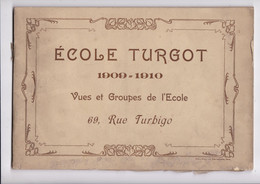 Très Rare Grand Carnet Photos ECOLE TURGOT (auj. Lycée Turgot), Rue Turbigo, Paris, Année 1909-1910. Phot. PIERRE PETIT - Identifizierten Personen