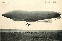 Aviation * Dirigeable Zeppelin Saucisse PATRIE - Zeppeline