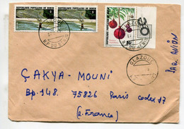 BENIN - Affranchissement Sur Lettre Pour La France Pêche - Benin – Dahomey (1960-...)