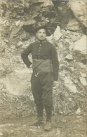 CARTE PHOTO MILITAIRE Personnage Chasseur Alpin  ( A Identifier ) - Characters
