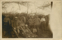 CARTE PHOTO MILITAIRE Manoeuvres , Materiels   ( A Identifier ) - Maniobras