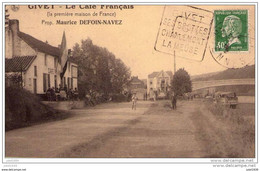 GIVET ..-- 08  ..-- DOUANE . FRONTIERE . Café Français . Maurice DEFOIN - NAVEZ .  Voir Verso . - Givet