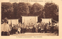 QUINTIN - Couronnement De Notre-Dame-de-Délivrande - Pendant Le Couronnement - Vue D'ensemble - Scouts, Scoutisme - Quintin