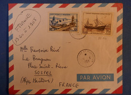 G1 ST PIERRE & MIQUELON BELLE LETTRE 1964 PAR AVION POUR SOSPEL FRANCE - Brieven En Documenten
