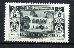 Col24 Colonies Grand Liban  N° 141 Neuf X MH Cote 2,00 € - Unused Stamps