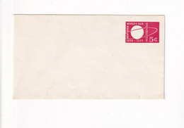 Unused Letter - 5c Red - World's Fair 1964-1965 - 1961-80