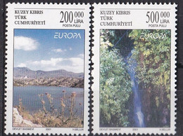 Türkisch Zypern 2001 - Mi.Nr. 538 - 539 - Postfrisch MNH - Europa CEPT - 2001