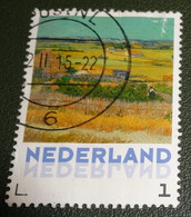 Nederland - NVPH - Xxxx - 2015 - Persoonlijke Gebruikt - Vincent Van Gogh - Boerenleven - Nr 4 - B-keus - Witte Vlekjes - Sellos Privados