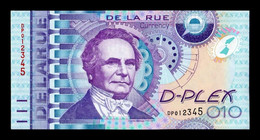 Test Note De La Rue Currency 010 Units - Charles Babbage 2000s - Sonstige & Ohne Zuordnung