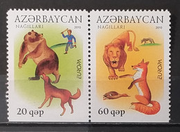 2010 - Azerbaijan - MNH - Europa - Children's Books - Complete Set Of 2 Stamps From Booklet - Azerbaijan