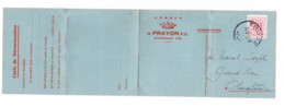 Lettre De Convocation Du  R. PRAYON F.C. En 1955 Pour L'équipe " Junior " (b294) - Trooz