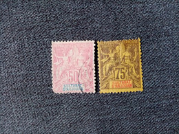 ANJOUAN.1892 - 1899. N° 11 Oblitéré Et 12 Neuf+ .  Côte YT Colonies 2022 : 90,00 € - Unused Stamps