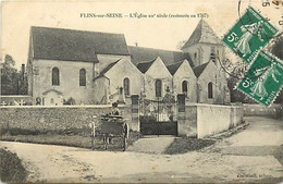 Yvelines  -ref-B805- Flins Sur Seine - L Eglise XIIe Siècle - Restaurée En 1767 - - Flins Sur Seine