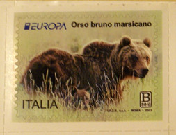 ITALIA 2021, EUROPA CEPT ORSO MARSICANO   MNH** - 2021-...: Ungebraucht