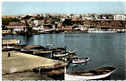 Algérie : MOSTAGANEM : Le Port Et La Ville : Bateau - Barque - Mostaganem