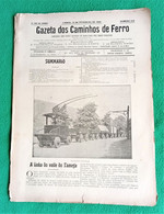 Lisboa - Vale Do Tâmega - Gazeta Dos Caminhos De Ferro Nº 412, 16 De Fevereiro De 1905 - Portugal (danificada) - Sonstige & Ohne Zuordnung