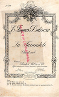 PARTITION MUSIQUE- LA FARANDOLE- E. JACQUES DALCROZE-SANDOZ JOBIN PARIS -NEUCHATEL -LEIPZIG-1905 - Noten & Partituren
