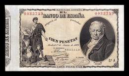 España Spain 100 Pesetas Goya 1889 Pick 41 MBC+ VF+ - 100 Peseten