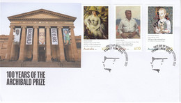 AUSTRALIA 2021 Painting FDC MNH(**) #HS871 - Covers & Documents