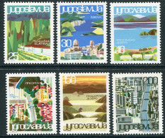 YUGOSLAVIA 1965 Tourist Resorts IV  MNH / **.  Michel 1125-30 - Unused Stamps