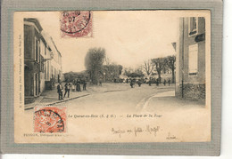 CPA - (94) La QUEUE-en-BRIE - Aspect De La Place De La Tour En 1907 - La Queue En Brie