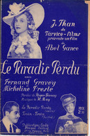 Partition Musicale Ancienne   "Le Paradis Perdu" 01/12/21 > - Vocals