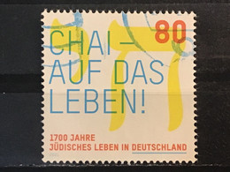 Duitsland / Germany - Chai, Op Het Leven (80) 2021 - Used Stamps