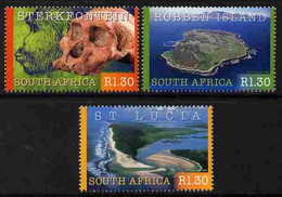 South Africa 2000 UNESCO World Heritage Sites Perf Set Of 3 Unmounted Mint SG 198-1200 - Ungebraucht