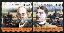 South Africa 2001 Centenary Of Anglo-Boer War - 3rd Issue Perf Set Of 2 Unmounted Mint SG 1343-4 - Nuovi