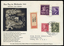 1943, Böhmen Und Mähren, 113 U.a., FDC - Sin Clasificación