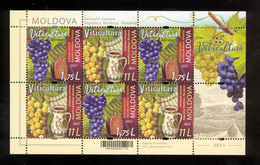 Moldova 2021 Viticulture Joint Issue Republic Of Moldova-Romania Sheetlet**MNH - Moldavië