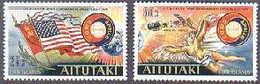 Aitutaki, 1975, Soyuz, Apollo, Space, MNH, Michel 139-140 - Aitutaki