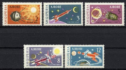 Albania, 1963, Space, Solar System, MNH, Michel 779-783 - Albanië
