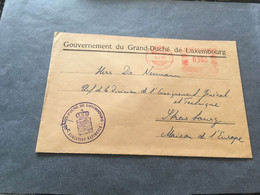 (3 C 21)  Luxembourg Gouvernement Official Letter - Posted 1964 - To European Community Office - Cartas & Documentos