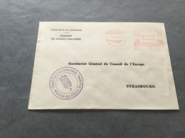 (3 C 21)  Luxembourg Gouvernement Official Letter - Posted 1964  - Ministry Of Foreing Affair (To EEC In Strasbourg) - Cartas & Documentos