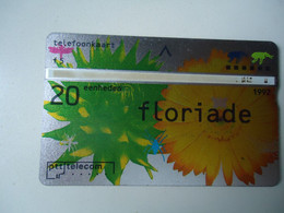 NETHERLANDS  USED PHONECARDS  FLOWERS 204A - Autres & Non Classés