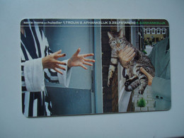 NETHERLANDS  USED PHONECARDS  ANIMALS CAT CATS - Other & Unclassified