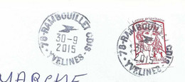 Cachet Manuel De Rambouillet CDIS - Enveloppe Entière - Manual Postmarks
