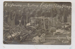 5090 LEVERKUSEN - PATTSCHEID, Absturz Des Zeppelins / Luftschiffs "ERBSLÖH" Am 13.07.1910, Photo - AK - Leverkusen