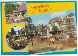 Groeten Uit Rijssen - (Overijssel, Nederland / Holland) - RIN 6 - Fontein, Terras - Rijssen