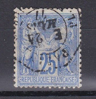 Levée Exceptionnelle E  PARIS PL DE LA BOURSE S / N° 78 ( Bureau De Quartier N° 1 ) - 1876-1898 Sage (Type II)